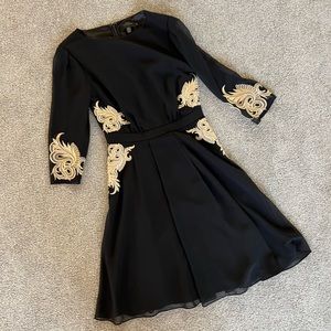 Ted Baker Black Dress Size 0
